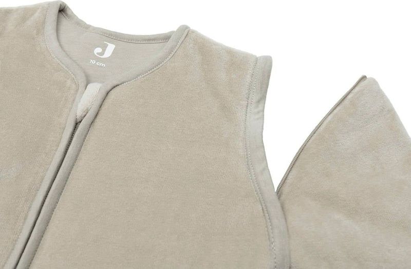 Jollein Baby Slaapzak Winter met afritsbare mouw - 90cm Velvet - Olive Green - Winterslaapzak