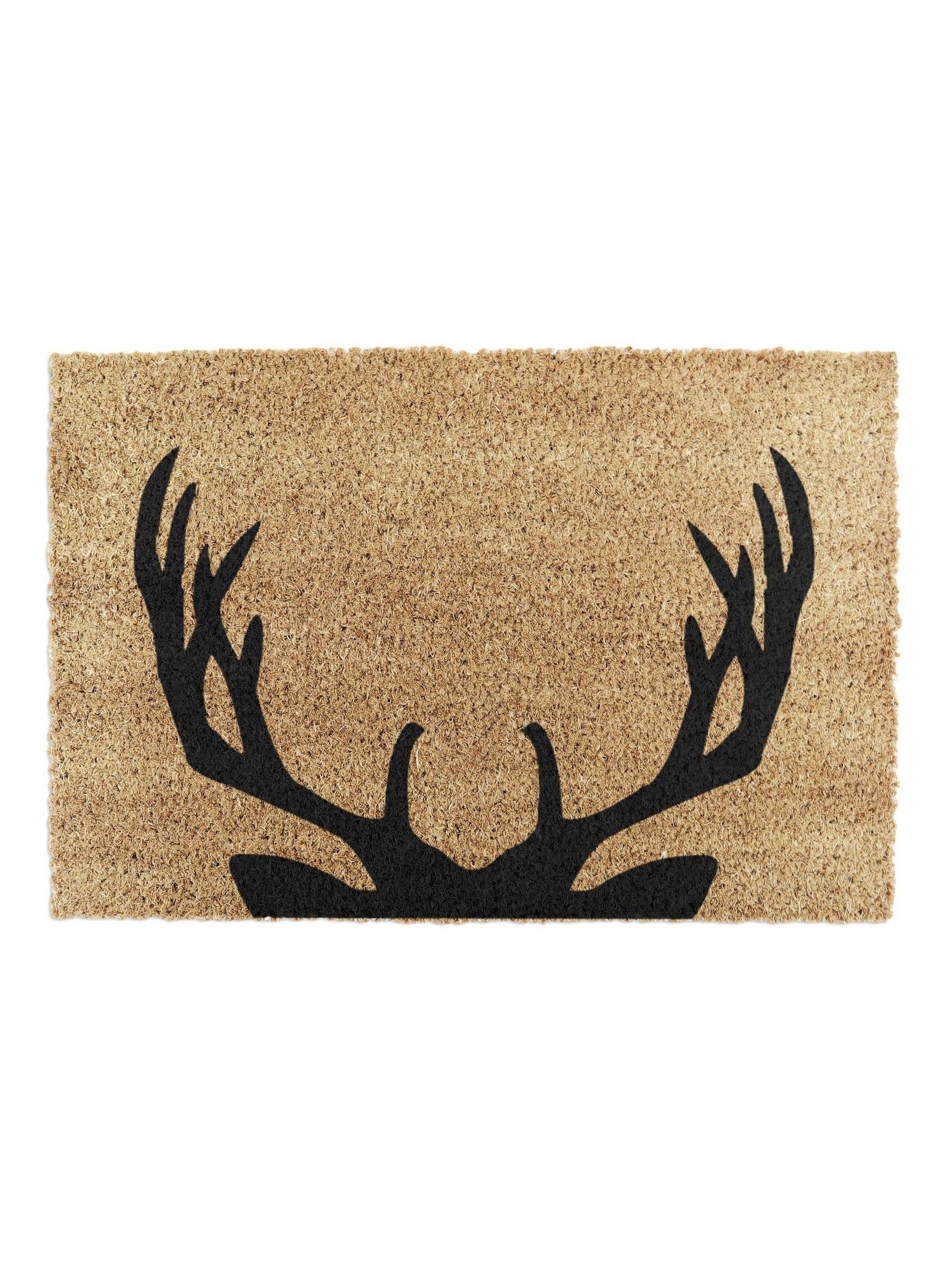 Artsy Mats Stag Antlers Doormat