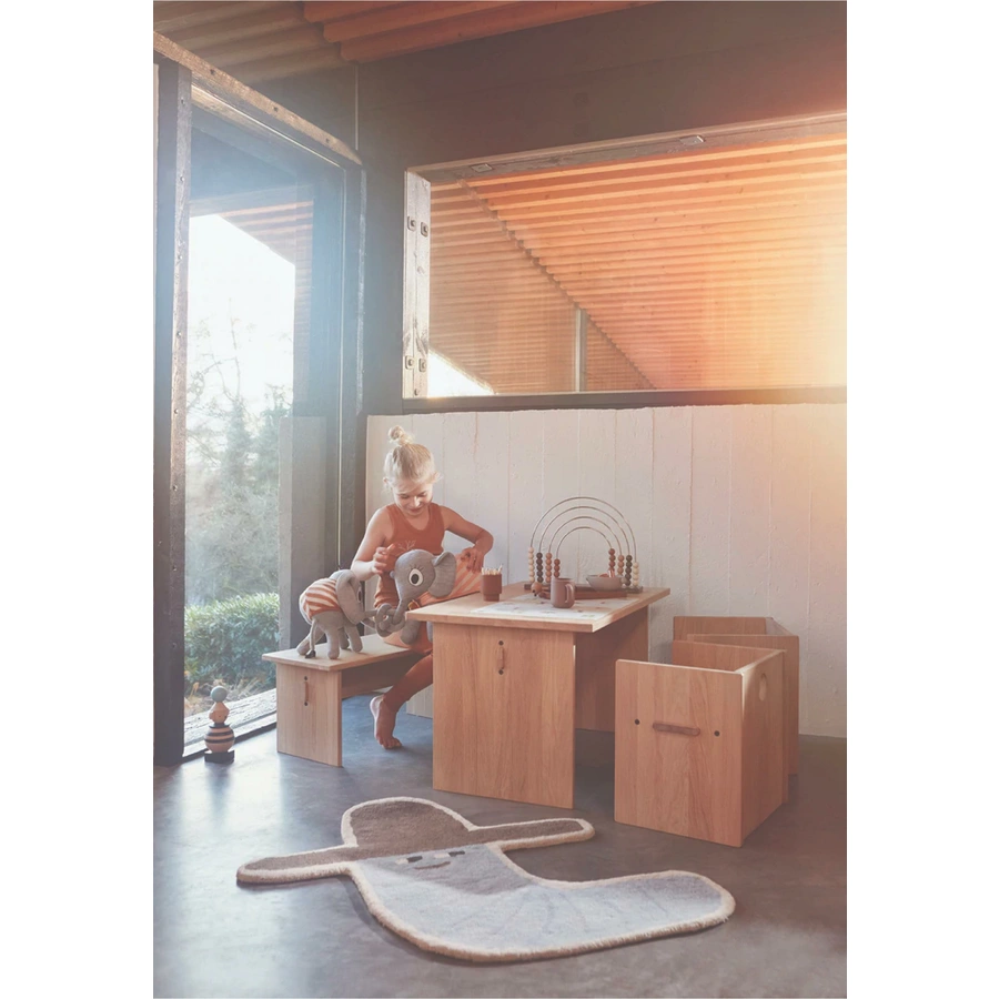 OYOY Vorleger Calle Cowboy Rug pale blue