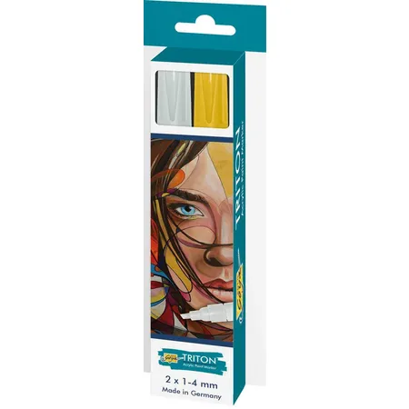 SOLO GOYA Triton Acrylic Paint Marker 1.4 2er Set Silber und Gold