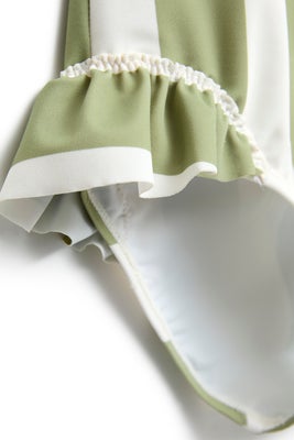 Nordbjörn Sandsjön UV-Badedrakt, Green Stripe