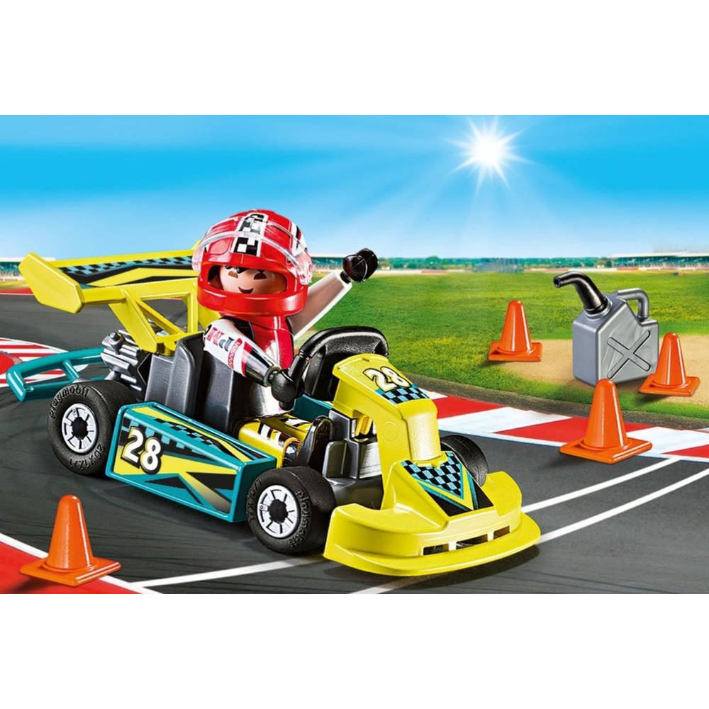 PLAYMOBIL Action Go-Kart Racer meeneemkoffer 9322