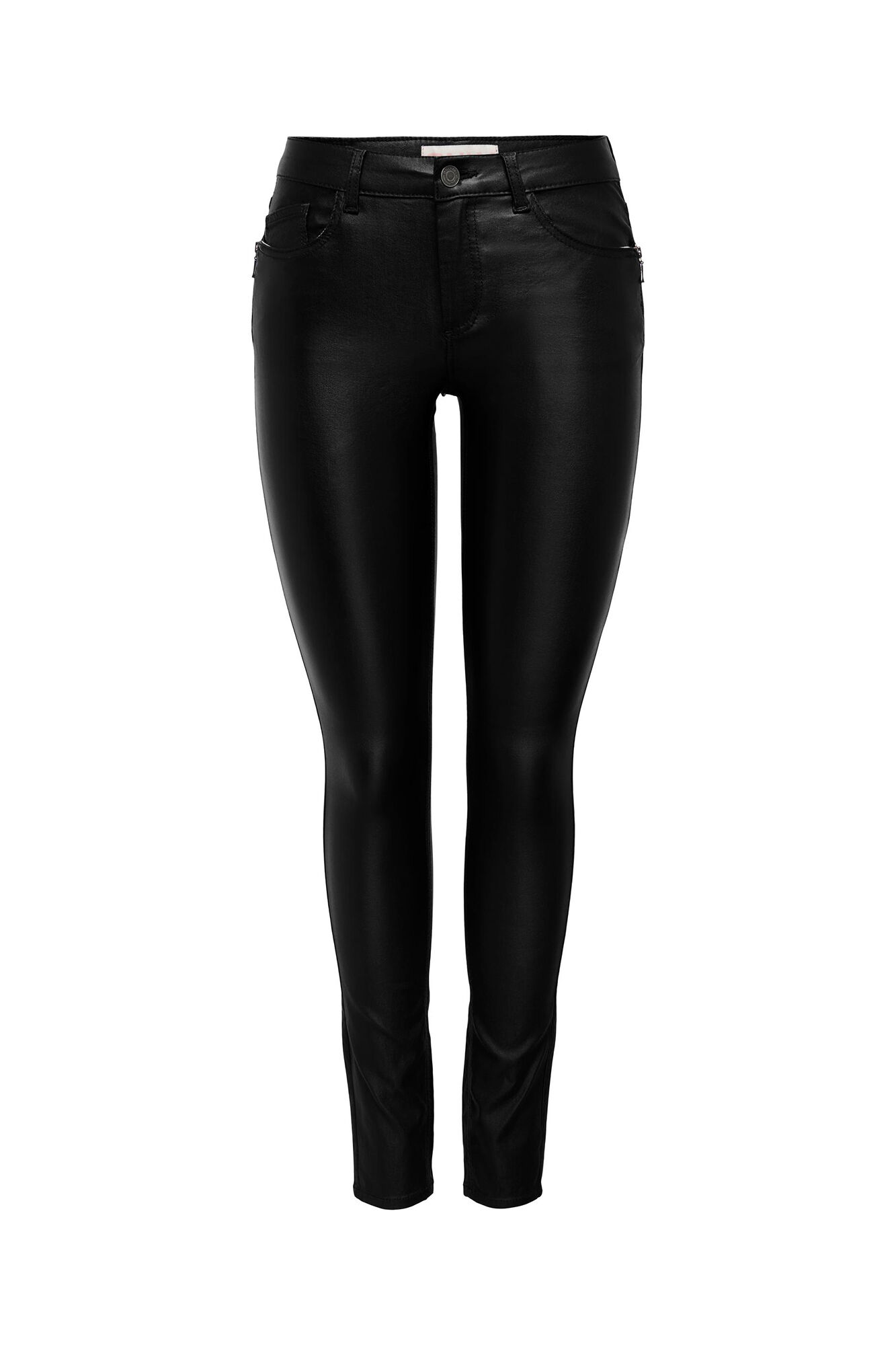 calças skinny enceradas