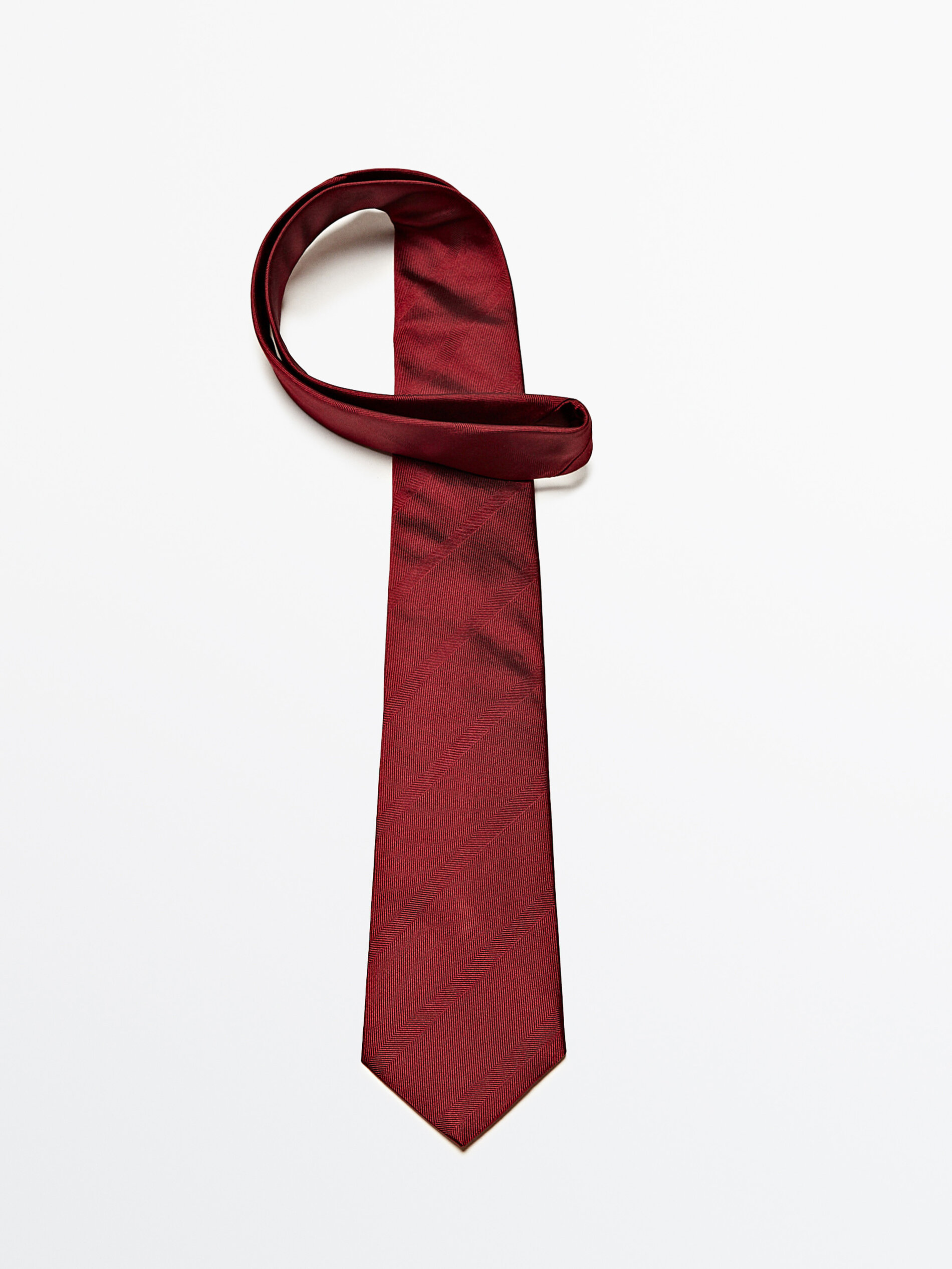 Corbata microrayas com algodón y seda - GRANADAS