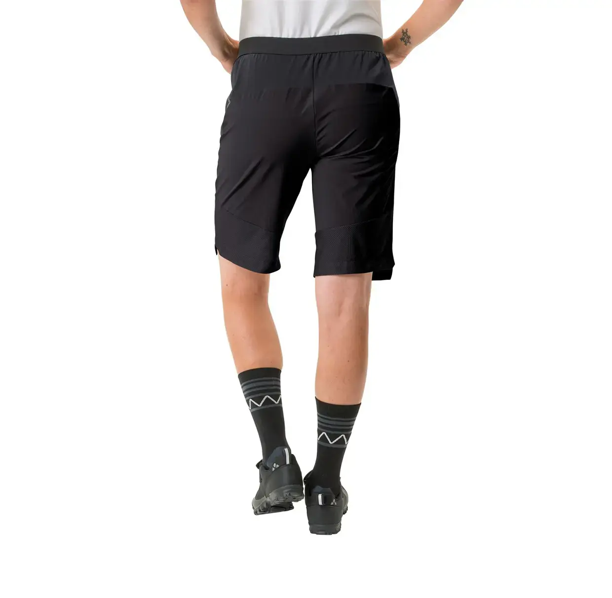 VAUDE Kuro Gravel Fietsbroek Kort Zwart Dames