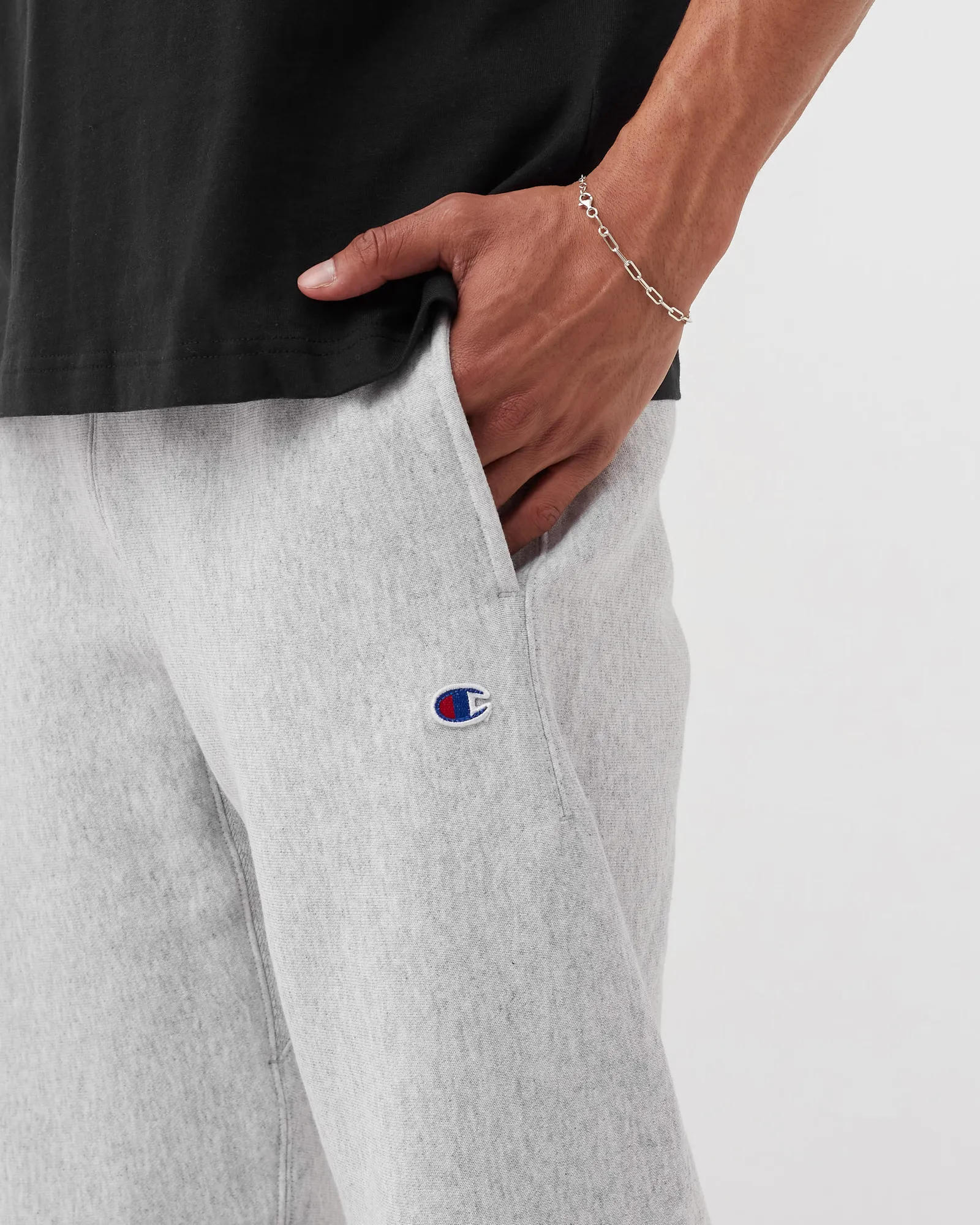 Calças CHAMPION Reverse Weave com Punho Elástico