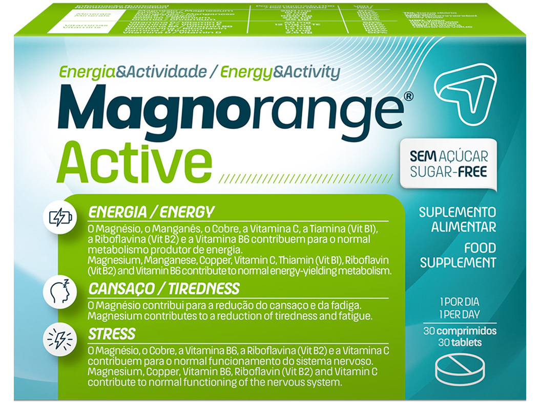 SUPLEMENTO MAGNORANGE ACTIVE 30UN