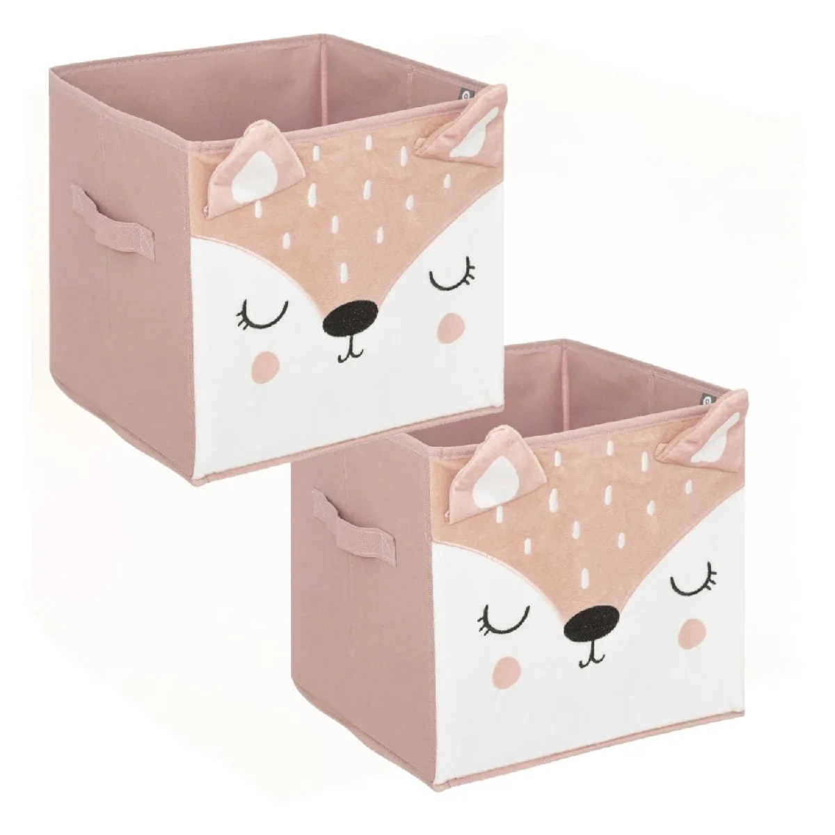 Atmosphera, Createur D'Interieur Atmosphera Kids Boites de Rangement - Rose