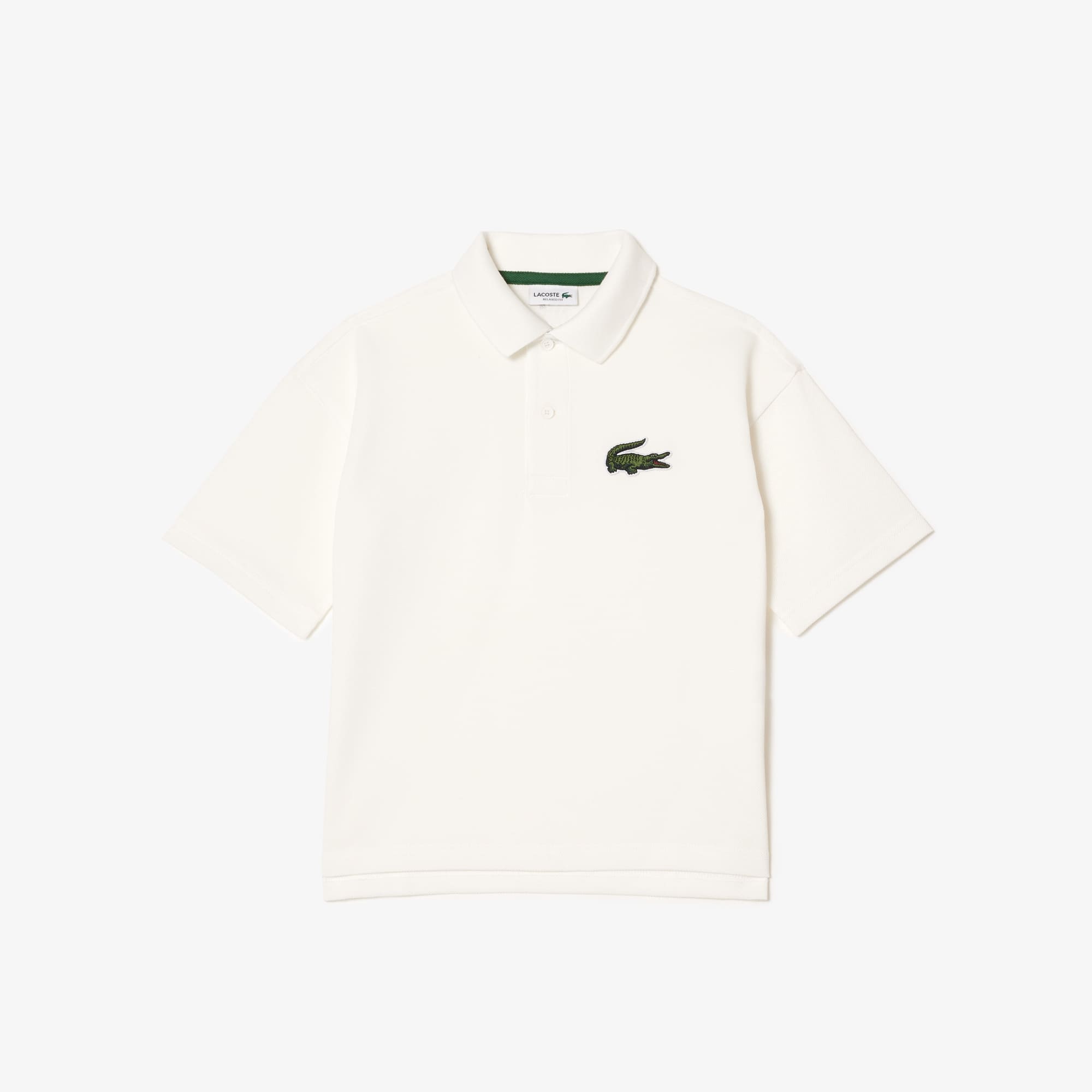 Polo en petit piqué de coton Polos - Blanc - Lacoste - Enfant