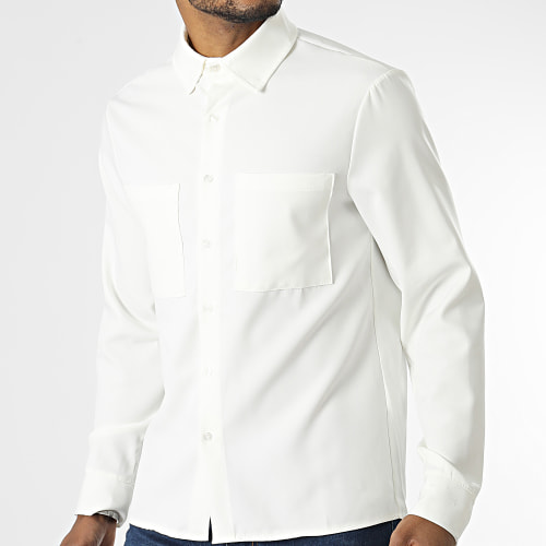 Chemise Manches Longues Blanc Cassé