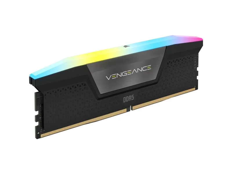 CORSAIR Vengeance RGB - DDR5 - sæt - 96 GB: 2 x 48 GB - DIMM 288-PIN - 5600 MHz / PC5-44800 - CL40 - 1.25 V - sort