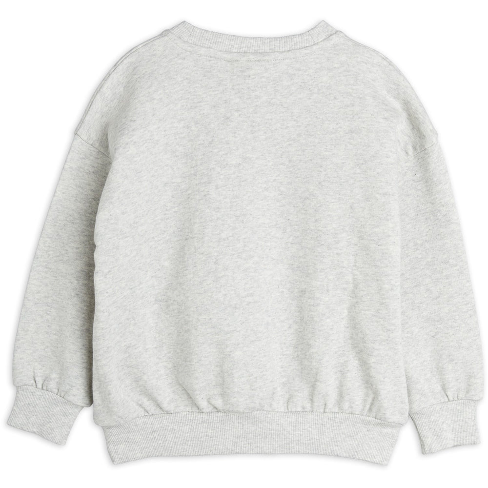 Køb Mini Rodini Grey Melange Arrowed Heart Chenille Sweatshirt