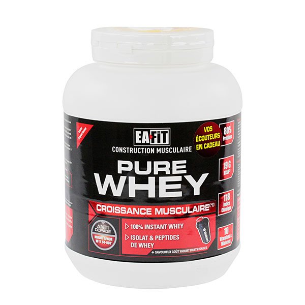 Pure Whey hyperprotidique yaourt-fruits rouges 750g