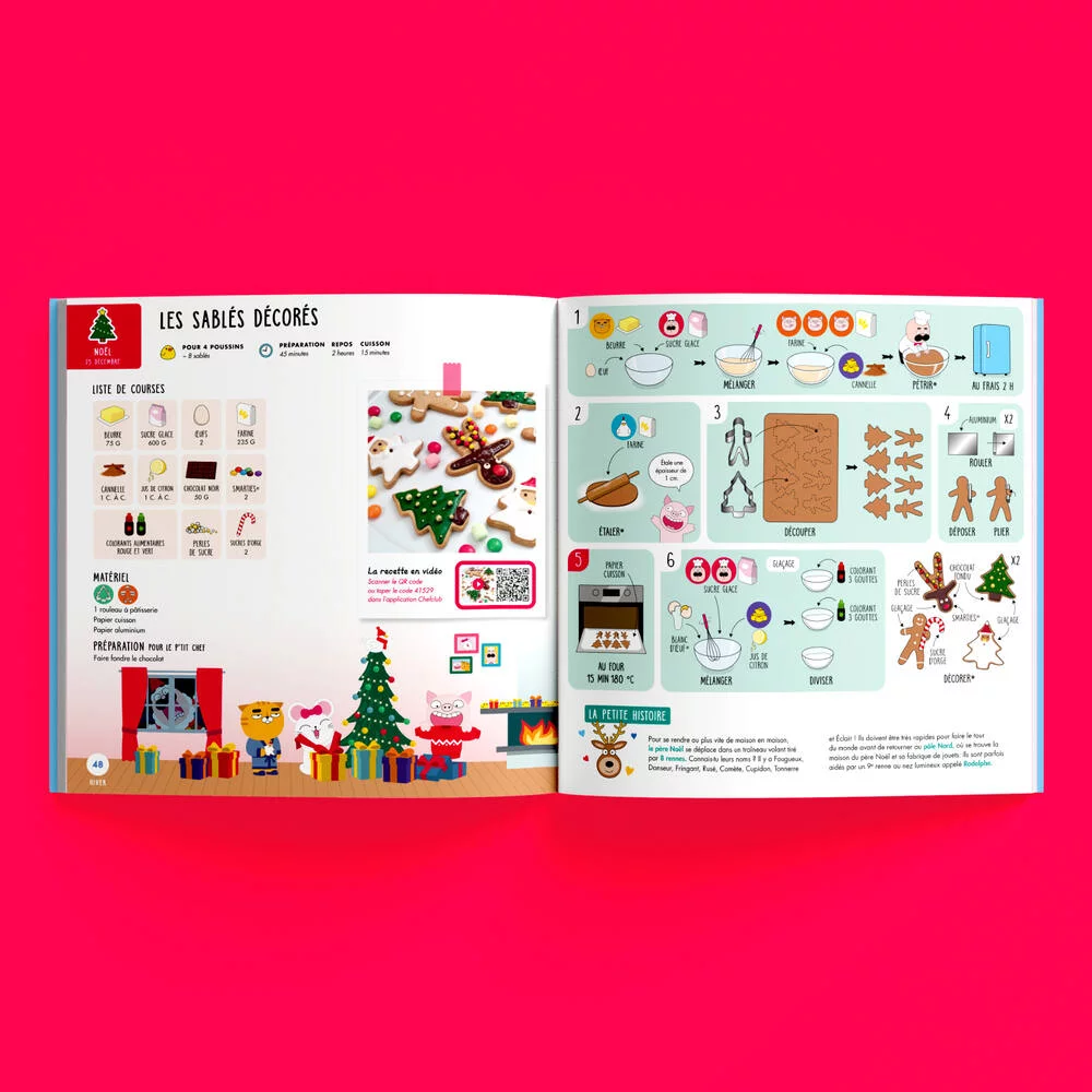 CHEFCLUB -COFFRET KIDS C'EST LA FETE TOUTE