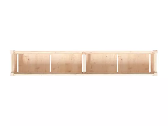 Jardinière 180x31x31 cm bois de pin massif