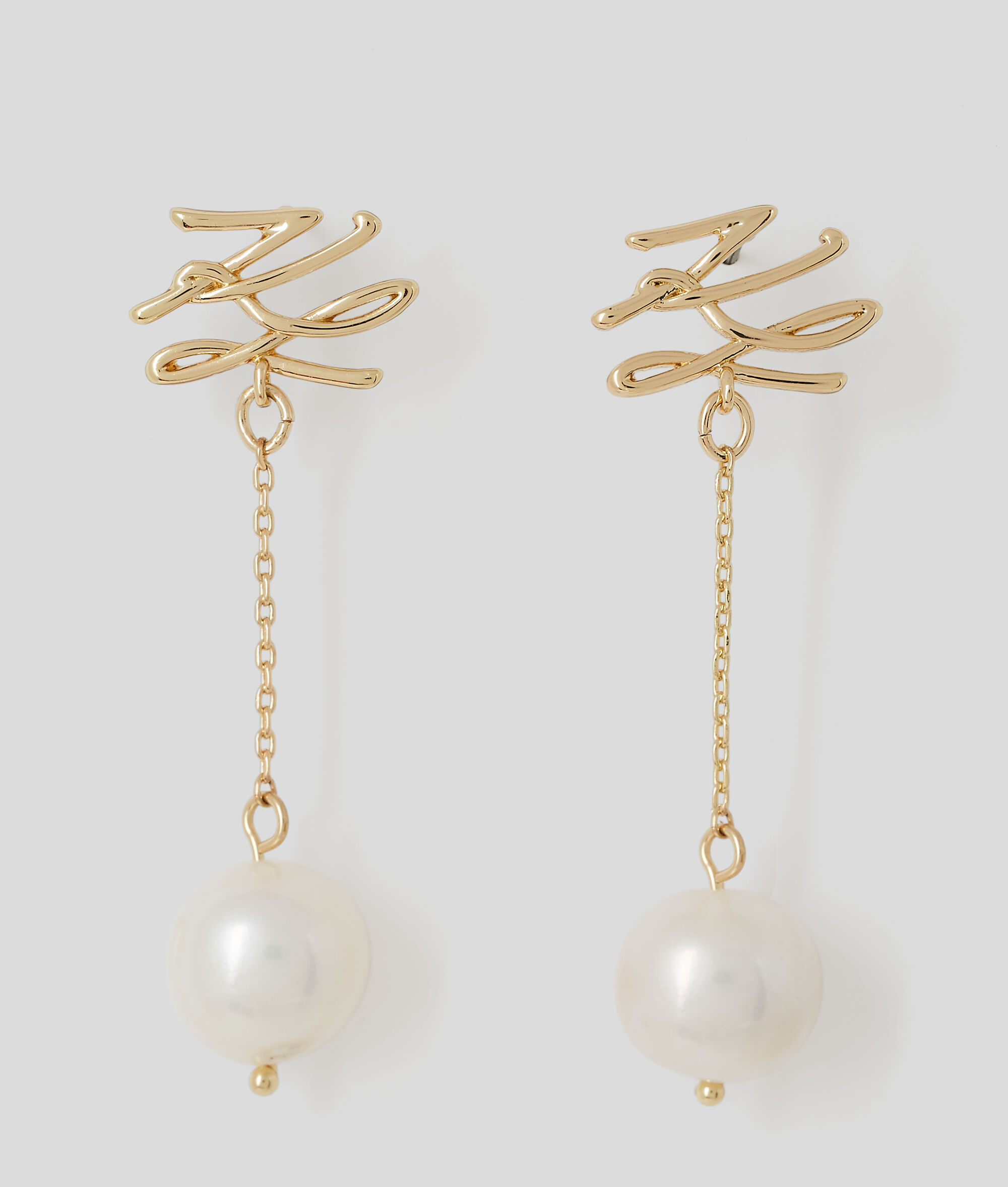 BOUCLES D'OREILLES PENDANTES EN PERLES K/AUTOGRAPH