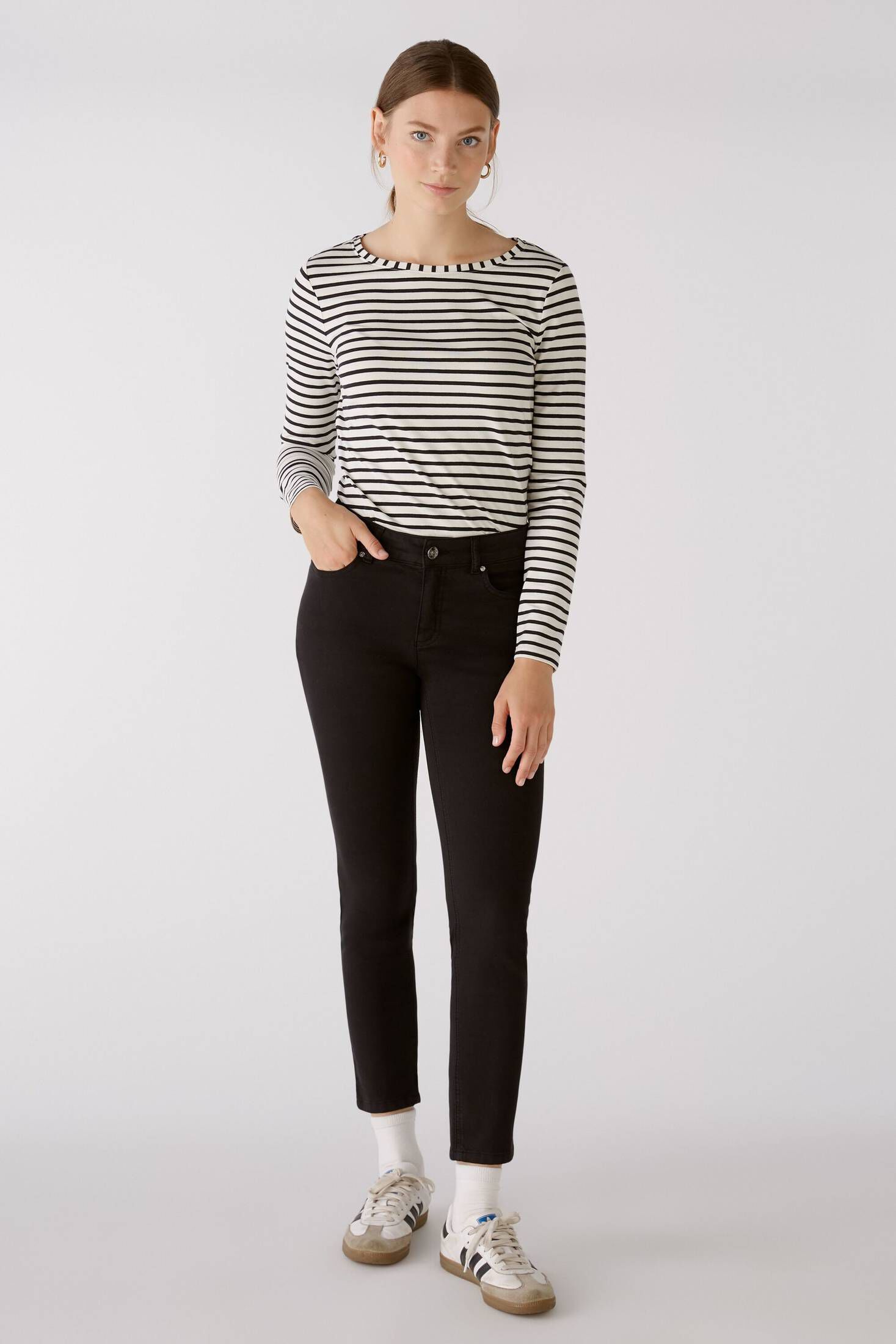 Oui| Damen Langarmshirt SUMIKO
