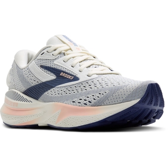 Brooks Adrenaline GTS 24 Laufschuhe Grey / Blue Ribbon / Peach Damen