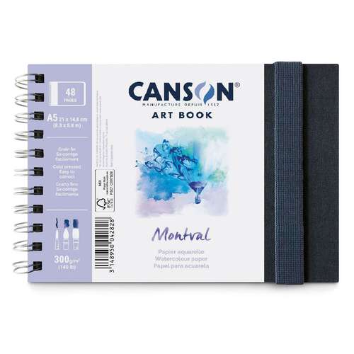 CANSON® Montval® ART BOOK, Aquarell-Skizzenbuch