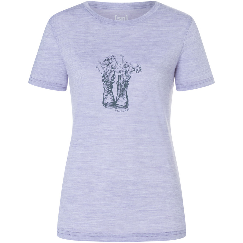Super.Natural Damen Flower Boots T-Shirt