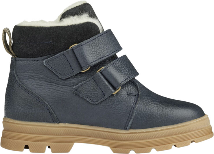 Wheat Dry Velcro Tex Støvle Blå