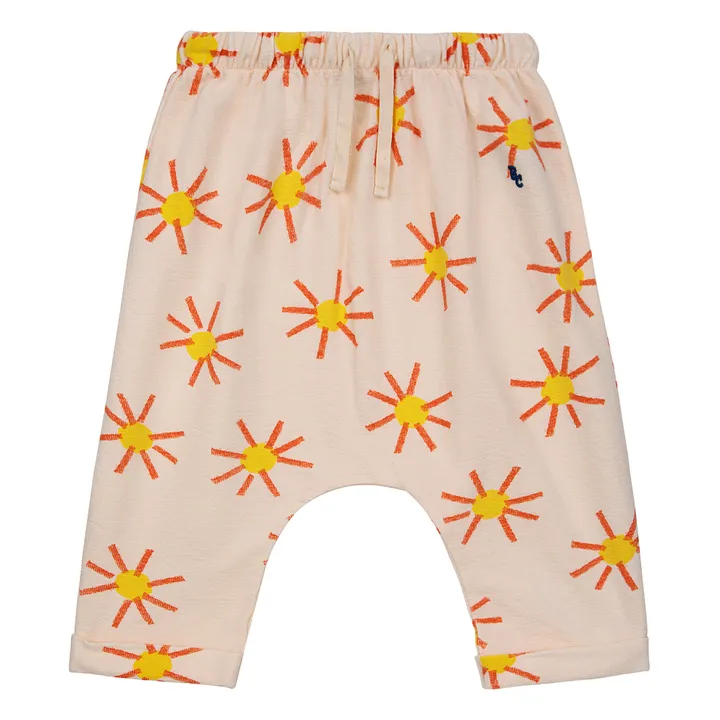 Bobo Choses Sarouel Coton Bio Soleils | Beige