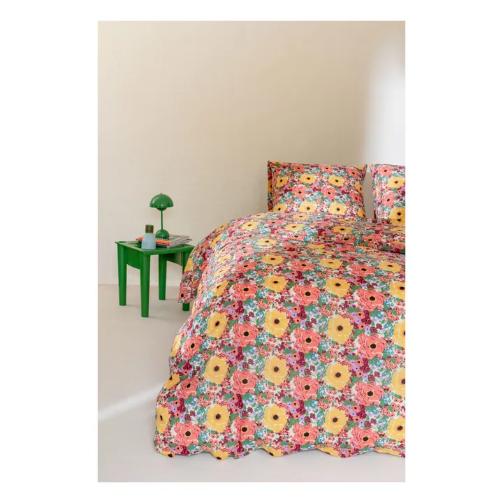 Lucas du Tertre Parure de lit Helen Flower | Blanc