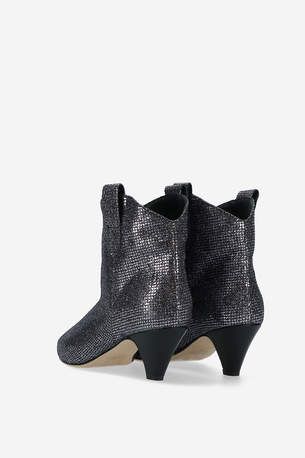 Evergreen metallic boots
