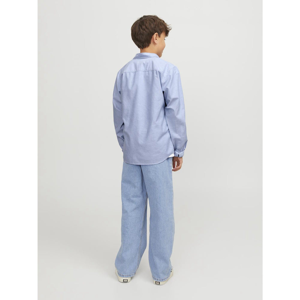 Køb Jack & Jones Junior Cashmere Blue Jjeoxford Skjorte L/S Noos Jnr