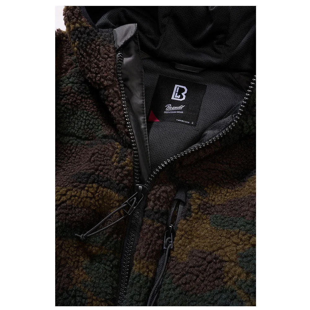 Brandit -  Jacke Teddyfleecejacket Hood Frauen