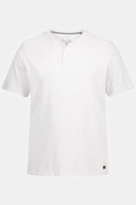 Schlafanzug, Homewear, Zweiteiler, Henley, Shorts