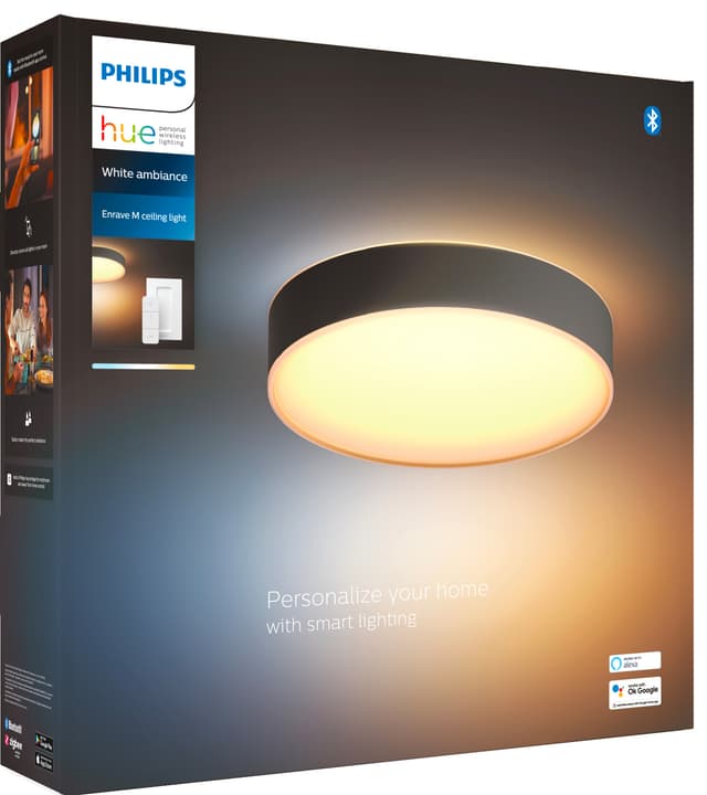 Philips Hue Enrave M loftslampe (sort)