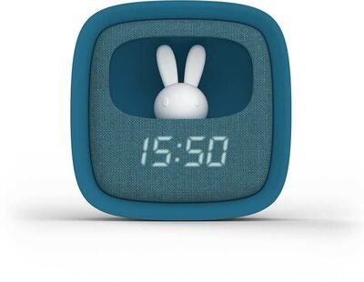 MOB Vekkeklokke med Lys Billy Clock, Mørkeblå