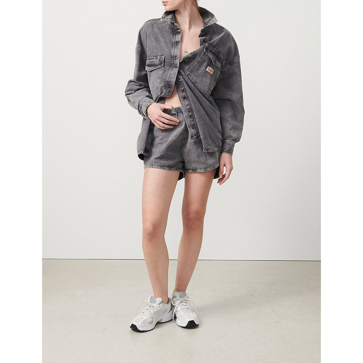 AMERICAN VINTAGE<br>Bainha larga em jeans verwassen JAZY