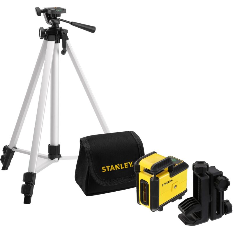 Kit niveau laser 360° CROSS360 vert + trépied