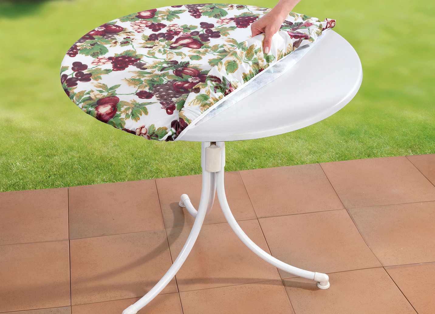 Spann-Tischdecke aus 100% PVC