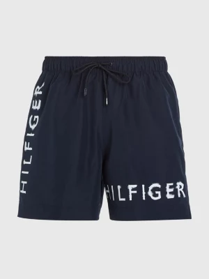 Calções de banho de comprimento médio com o logótipo da Hilfiger.