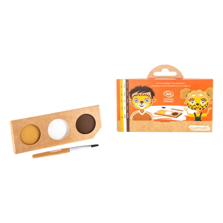 Namaki Kit de maquillage 3 fards Lion & Girafe | Doré