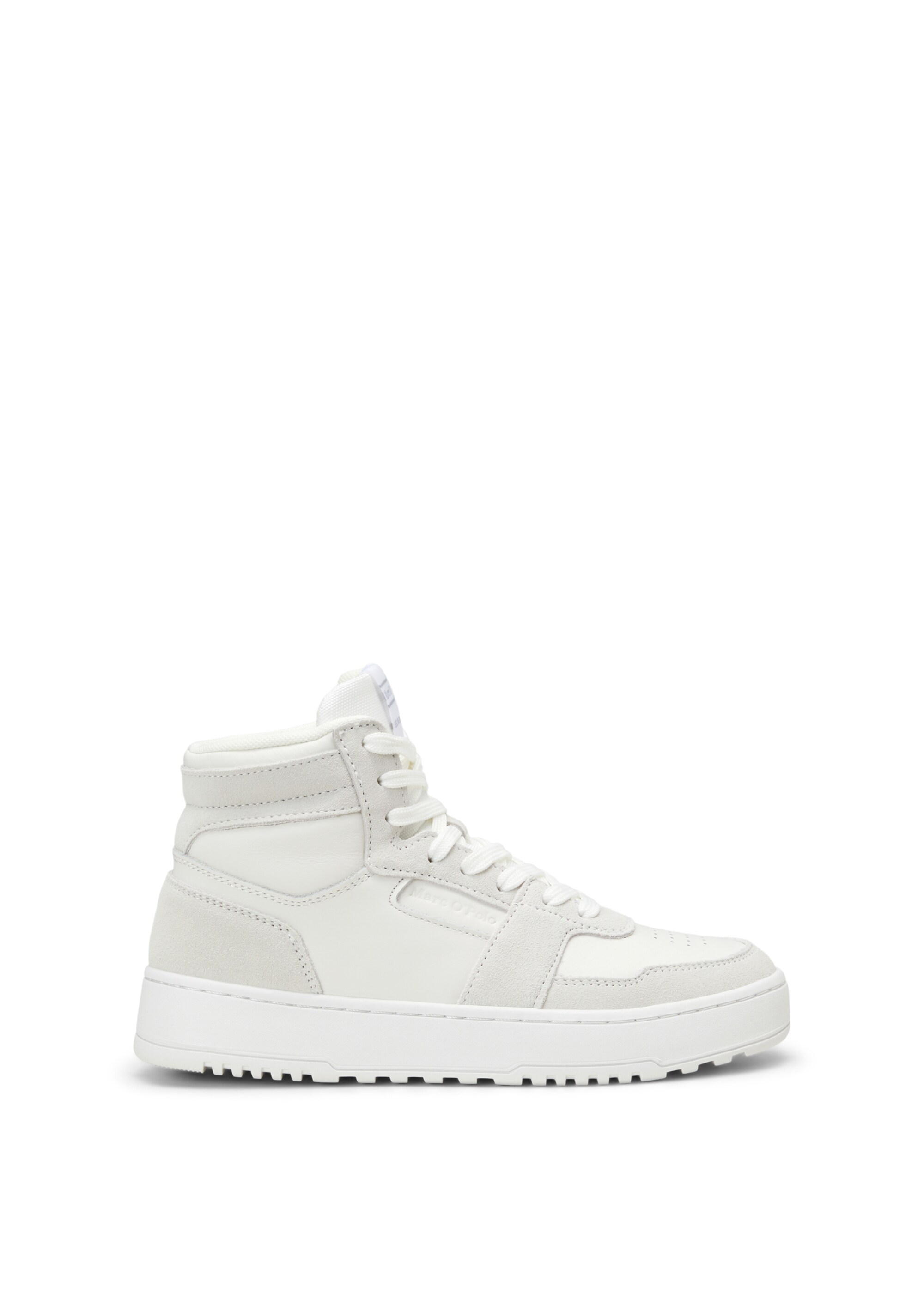 Hightop- Sneaker aus softem Rindsleder