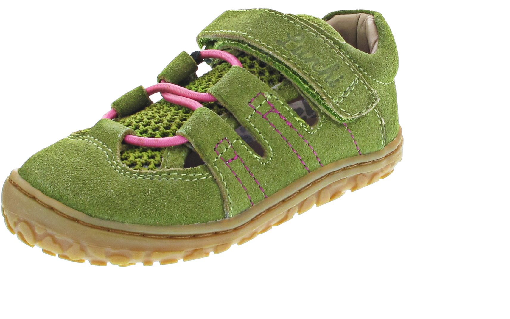 Lurchi Naffi Barefoot Sandale grün
