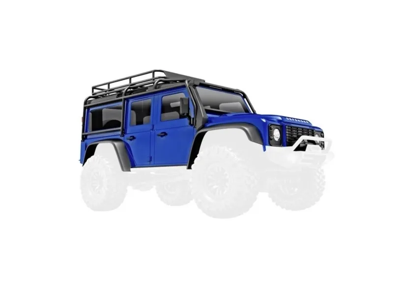 Traxxas TRX-9712-BLUE Crawler-karosseri TRX-4M Defender, blau