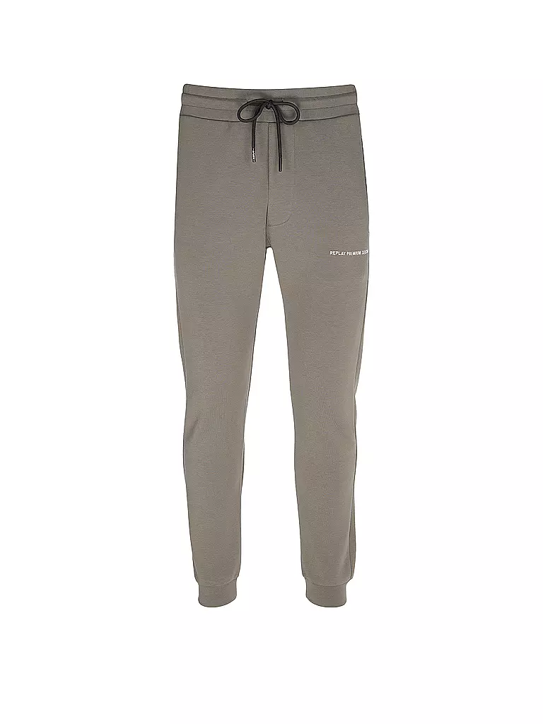 REPLAY Jogginghose Regular Fit olive