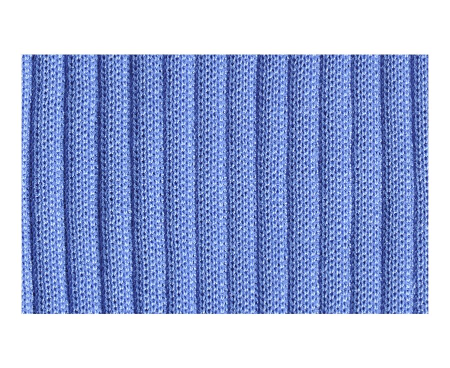 Chaussettes ville homme fil d’Écosse Bleu moyen