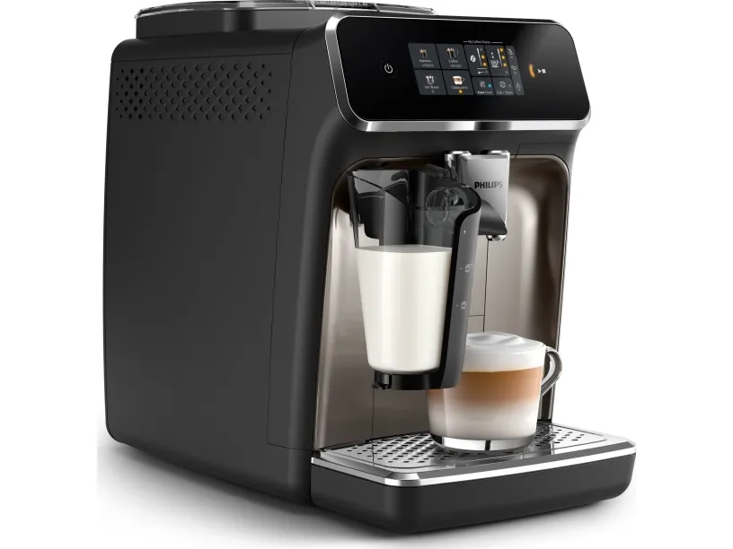 Philips Series 2300 EP2336 - Automatisk kaffemaskine med mælkeskummer - 15 bar - sort/krom