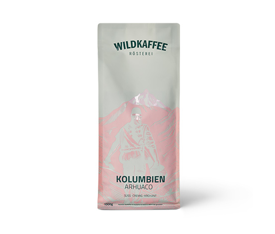 Wildkaffee - Kolumbien Omni-Roast - 1 kg Ganze Bohne