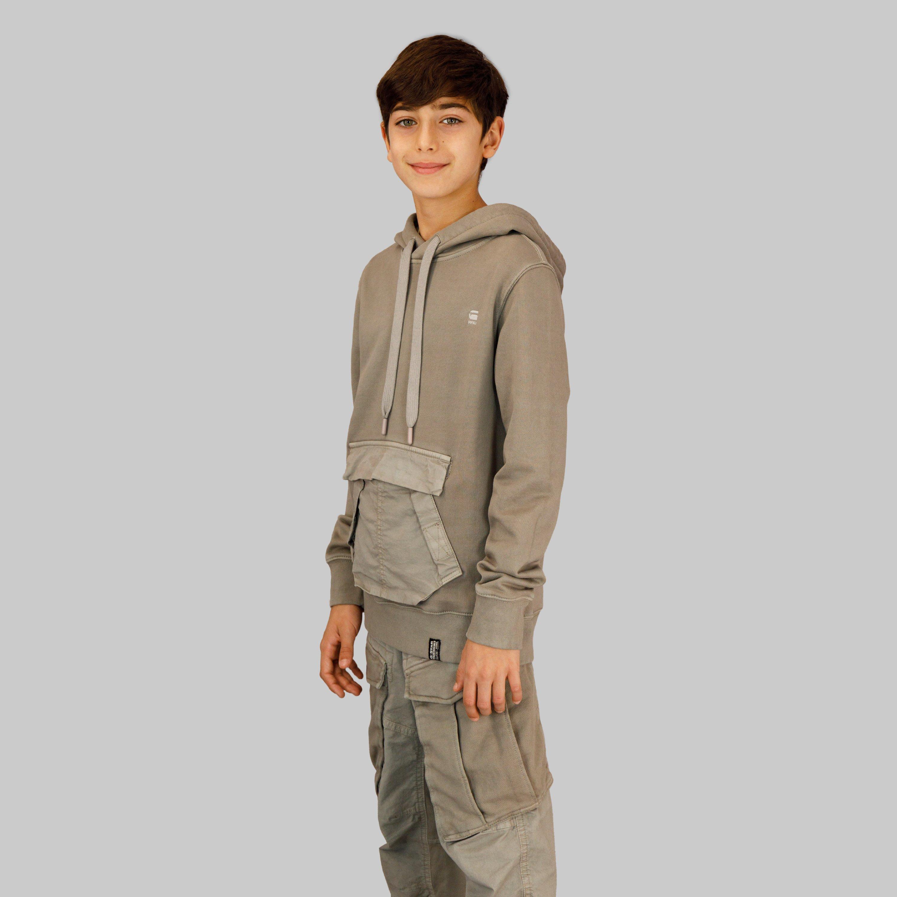 G Star Pocket Hoodie Juniors