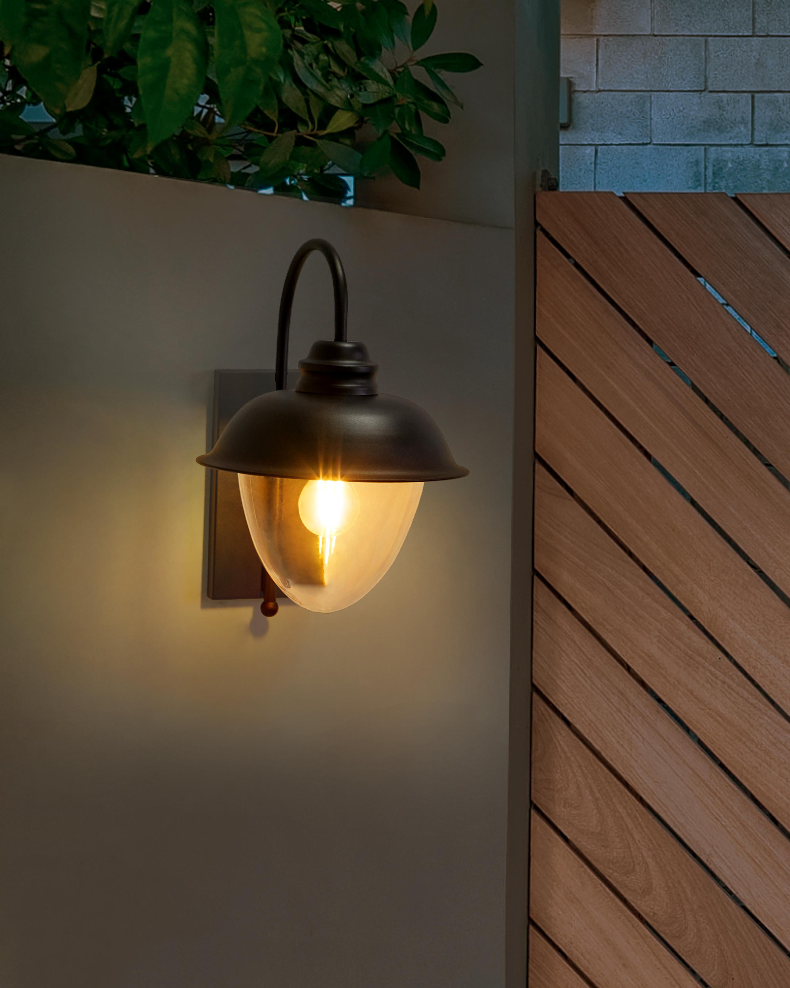 Buiten wandlamp BANKA Zwart