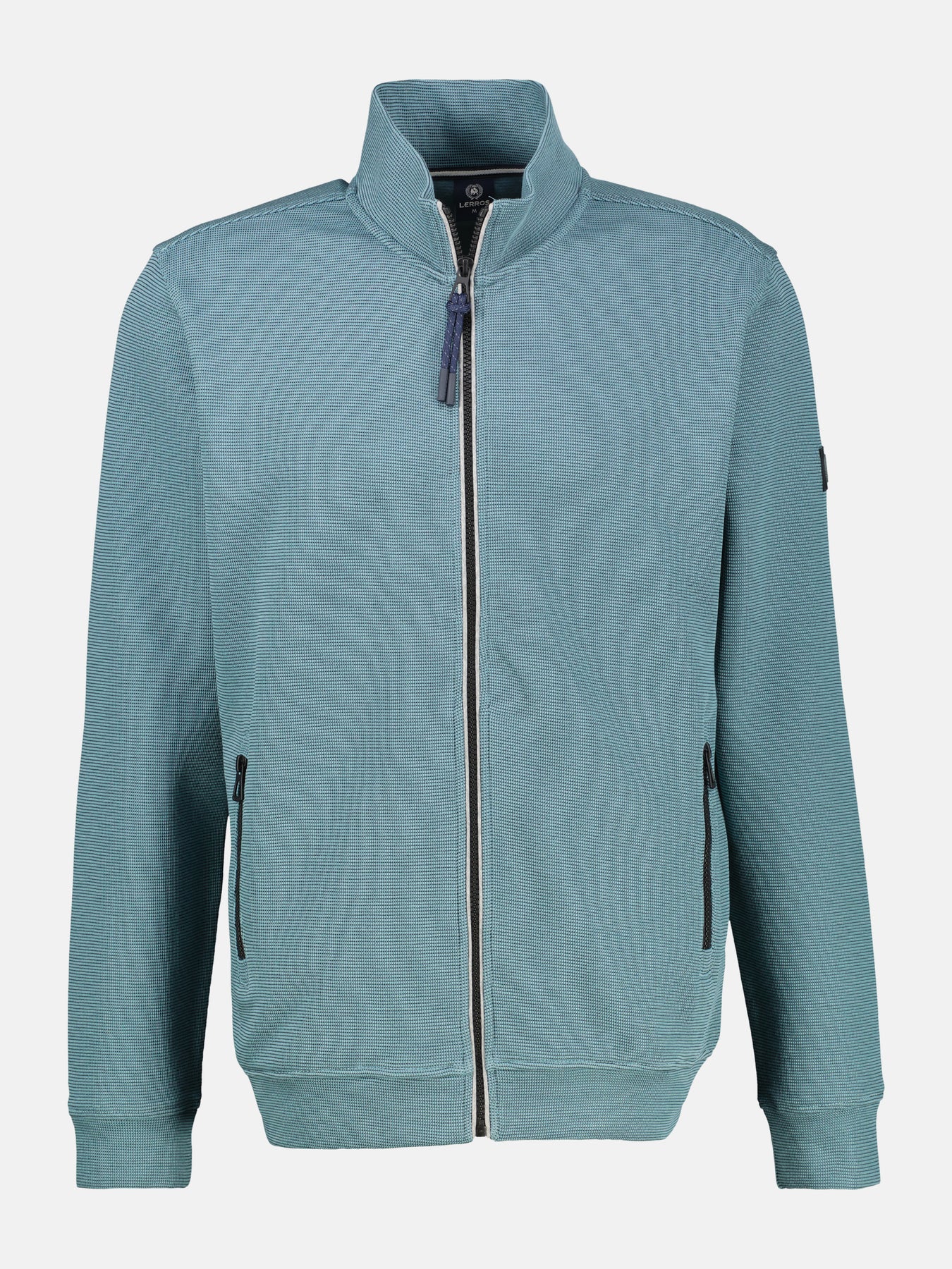 Sweatjacke aus Baumwollmischgewebe