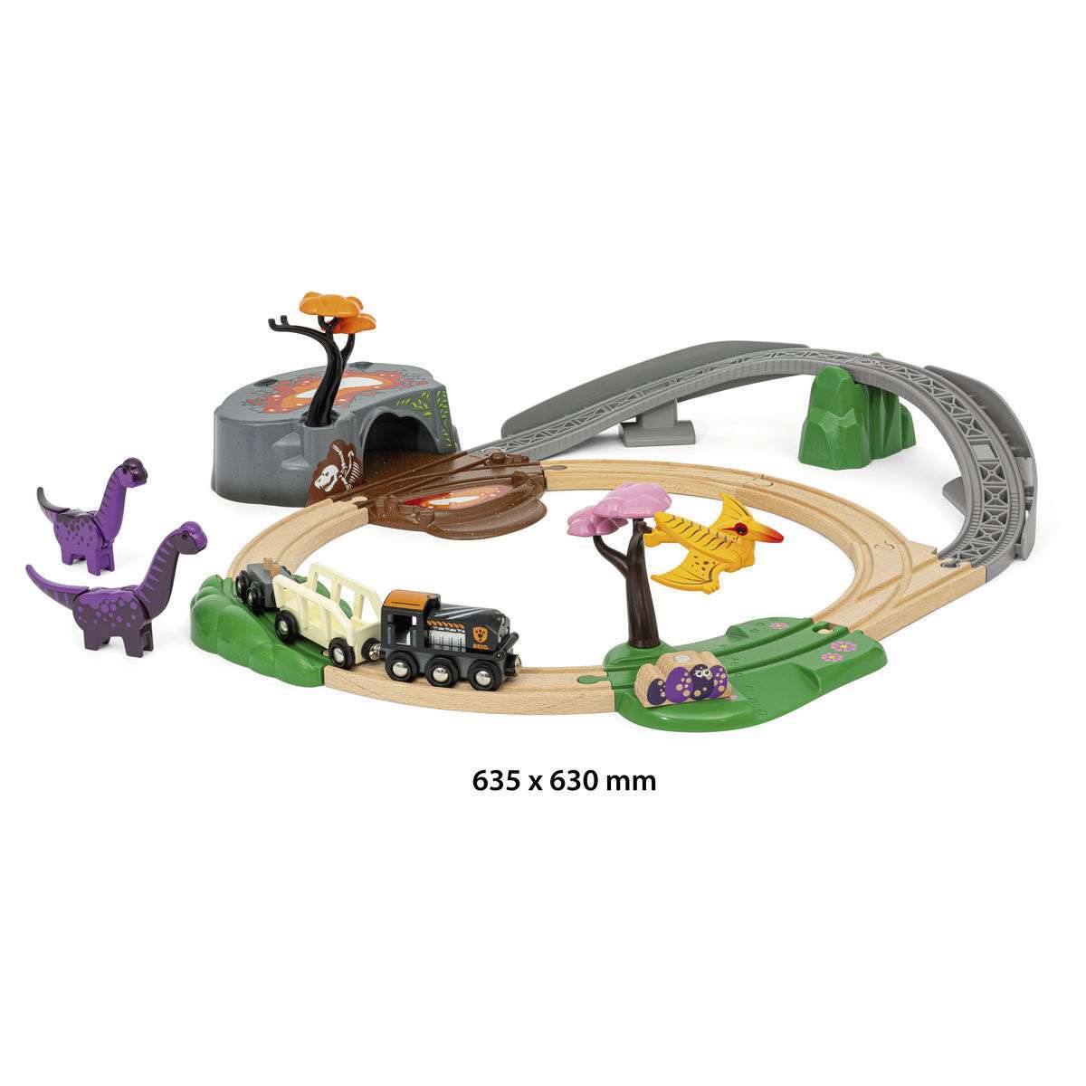 BRIO Spiel Dinosaurier Abenteuer-Set