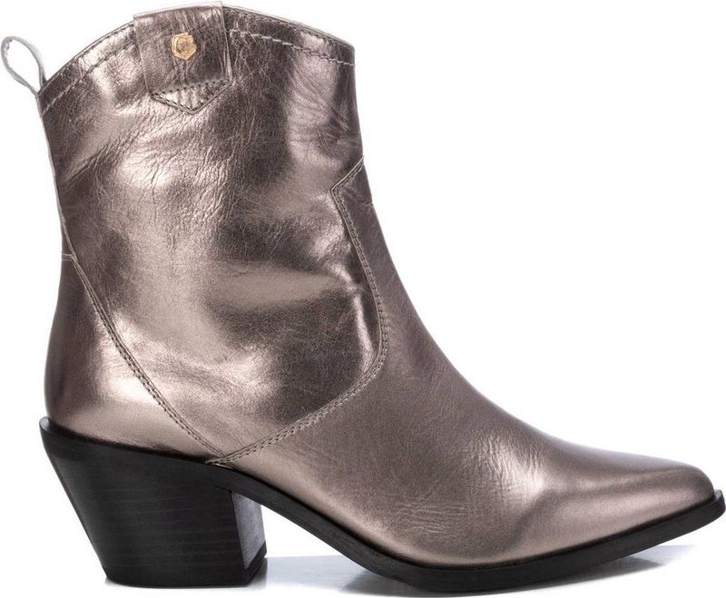 CARMELA - 161776 - Dameslaars - Zwart - Leer - Antislip Zool